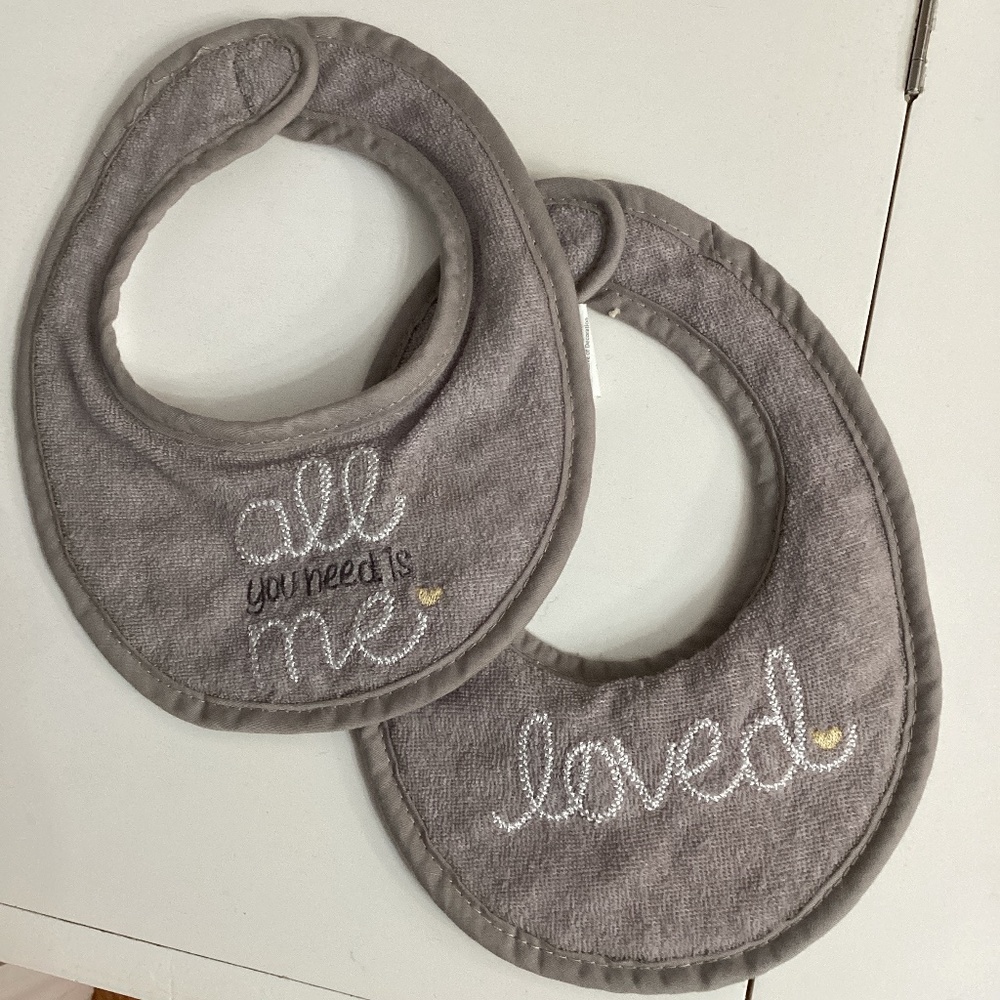 Set of 2 bibs
